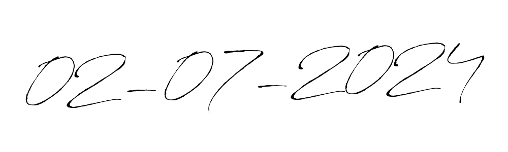 Create a beautiful signature design for name 02-07-2024. With this signature (Antro_Vectra) fonts, you can make a handwritten signature for free. 02-07-2024 signature style 6 images and pictures png