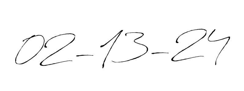 Design your own signature with our free online signature maker. With this signature software, you can create a handwritten (Antro_Vectra) signature for name 02-13-24. 02-13-24 signature style 6 images and pictures png