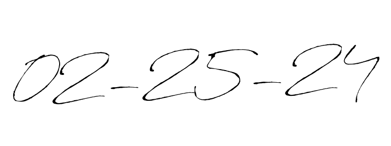 Design your own signature with our free online signature maker. With this signature software, you can create a handwritten (Antro_Vectra) signature for name 02-25-24. 02-25-24 signature style 6 images and pictures png