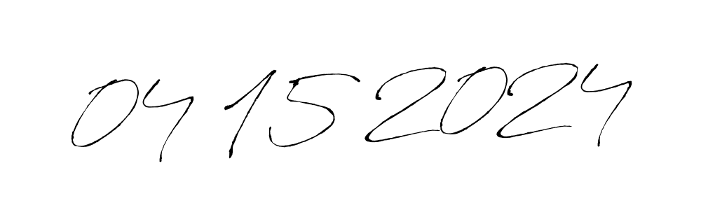 Design your own signature with our free online signature maker. With this signature software, you can create a handwritten (Antro_Vectra) signature for name 04 15 2024. 04 15 2024 signature style 6 images and pictures png