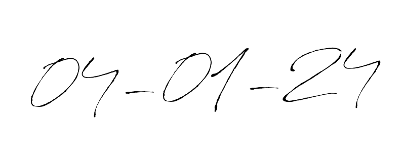 Make a beautiful signature design for name 04-01-24. With this signature (Antro_Vectra) style, you can create a handwritten signature for free. 04-01-24 signature style 6 images and pictures png