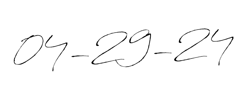 Also You can easily find your signature by using the search form. We will create 04-29-24 name handwritten signature images for you free of cost using Antro_Vectra sign style. 04-29-24 signature style 6 images and pictures png
