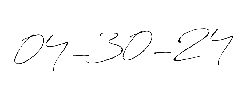 Design your own signature with our free online signature maker. With this signature software, you can create a handwritten (Antro_Vectra) signature for name 04-30-24. 04-30-24 signature style 6 images and pictures png