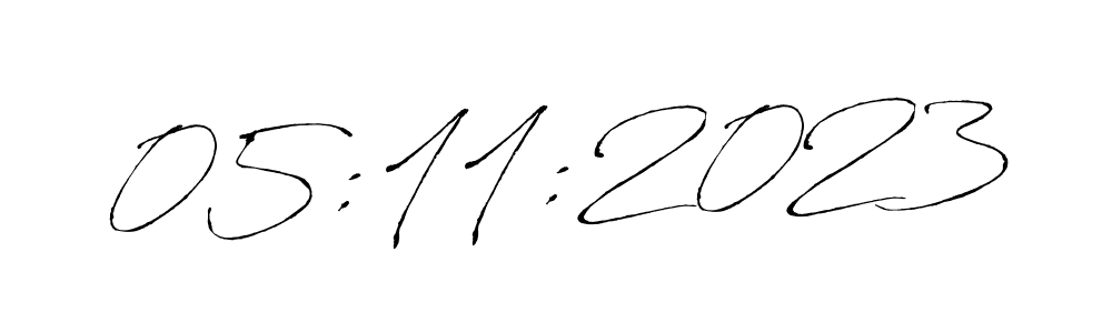 Make a beautiful signature design for name 05:11:2023. Use this online signature maker to create a handwritten signature for free. 05:11:2023 signature style 6 images and pictures png