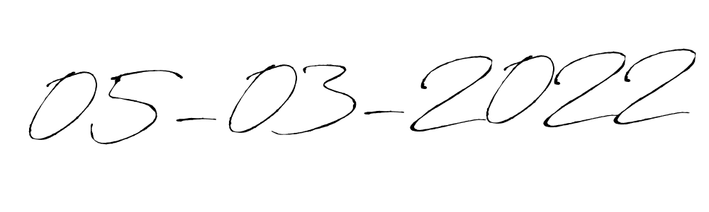How to make 05-03-2022 name signature. Use Antro_Vectra style for creating short signs online. This is the latest handwritten sign. 05-03-2022 signature style 6 images and pictures png