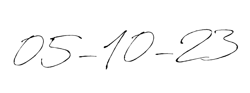 How to make 05-10-23 signature? Antro_Vectra is a professional autograph style. Create handwritten signature for 05-10-23 name. 05-10-23 signature style 6 images and pictures png