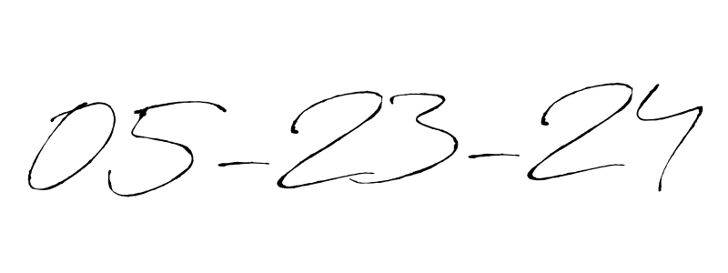 Design your own signature with our free online signature maker. With this signature software, you can create a handwritten (Antro_Vectra) signature for name 05-23-24. 05-23-24 signature style 6 images and pictures png
