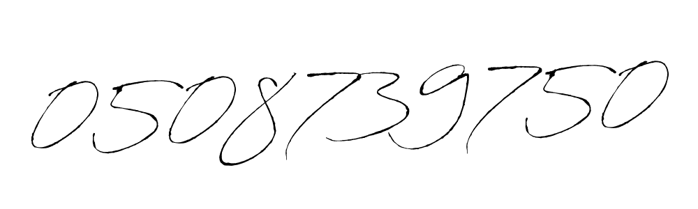 It looks lik you need a new signature style for name 0508739750. Design unique handwritten (Antro_Vectra) signature with our free signature maker in just a few clicks. 0508739750 signature style 6 images and pictures png