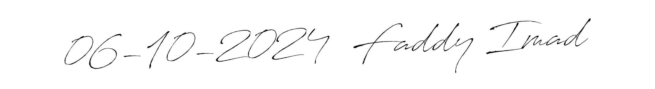 Also You can easily find your signature by using the search form. We will create 06-10-2024  Faddy Imad name handwritten signature images for you free of cost using Antro_Vectra sign style. 06-10-2024  Faddy Imad signature style 6 images and pictures png