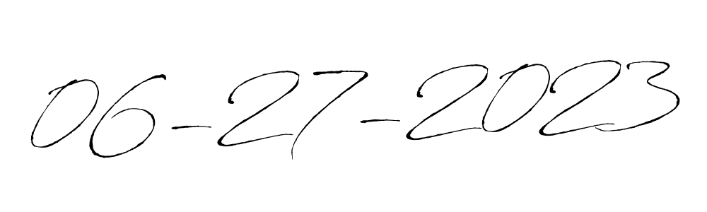 It looks lik you need a new signature style for name 06-27-2023. Design unique handwritten (Antro_Vectra) signature with our free signature maker in just a few clicks. 06-27-2023 signature style 6 images and pictures png