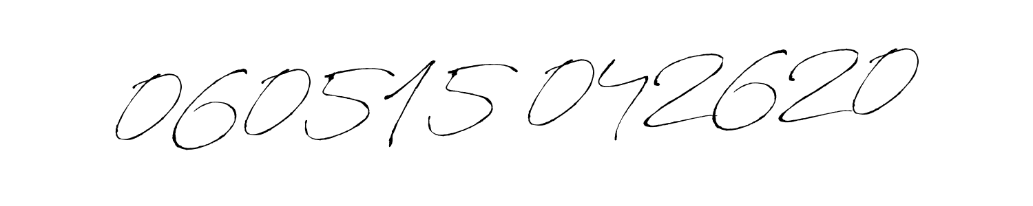 Design your own signature with our free online signature maker. With this signature software, you can create a handwritten (Antro_Vectra) signature for name 060515•042620. 060515•042620 signature style 6 images and pictures png
