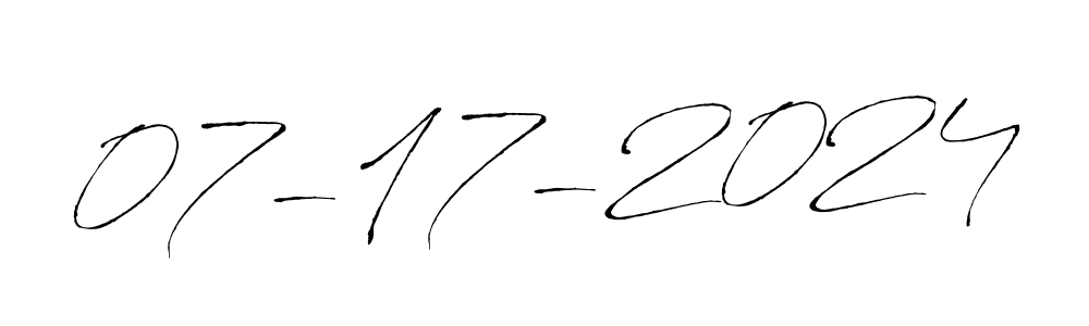 Make a beautiful signature design for name 07-17-2024. With this signature (Antro_Vectra) style, you can create a handwritten signature for free. 07-17-2024 signature style 6 images and pictures png