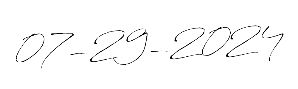 Make a beautiful signature design for name 07-29-2024. With this signature (Antro_Vectra) style, you can create a handwritten signature for free. 07-29-2024 signature style 6 images and pictures png