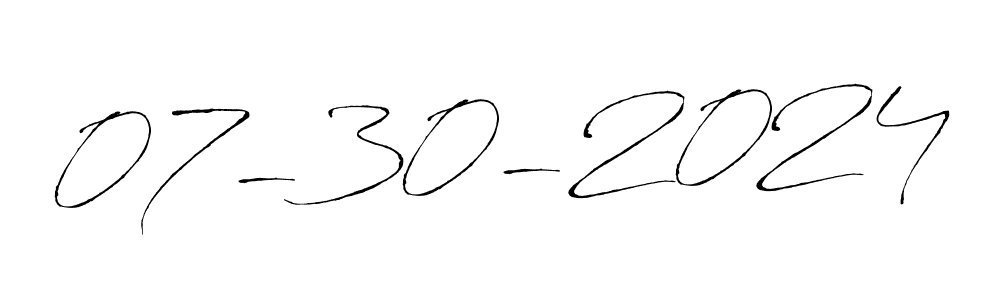 Make a beautiful signature design for name 07-30-2024. With this signature (Antro_Vectra) style, you can create a handwritten signature for free. 07-30-2024 signature style 6 images and pictures png