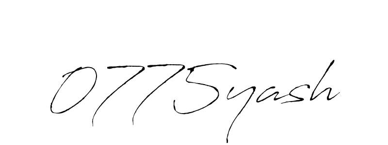 The best way (Antro_Vectra) to make a short signature is to pick only two or three words in your name. The name 0775yash include a total of six letters. For converting this name. 0775yash signature style 6 images and pictures png