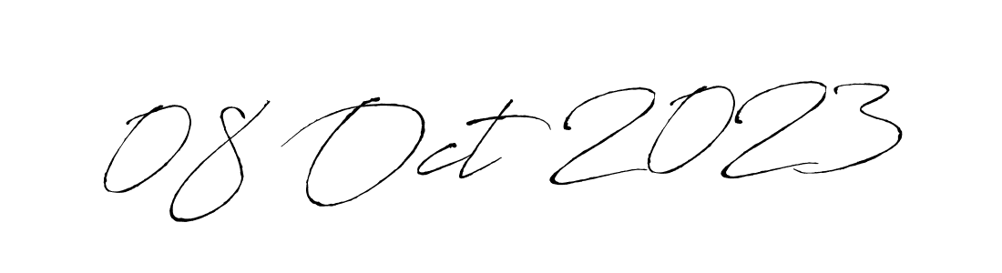 Design your own signature with our free online signature maker. With this signature software, you can create a handwritten (Antro_Vectra) signature for name 08 Oct 2023. 08 Oct 2023 signature style 6 images and pictures png
