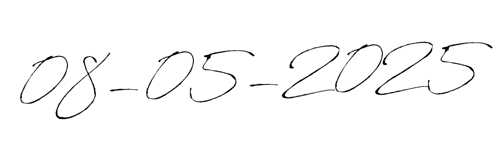 Make a beautiful signature design for name 08-05-2025. With this signature (Antro_Vectra) style, you can create a handwritten signature for free. 08-05-2025 signature style 6 images and pictures png