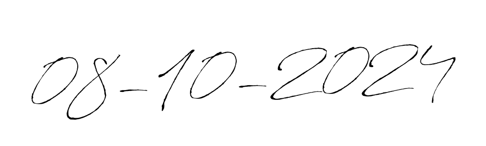 You should practise on your own different ways (Antro_Vectra) to write your name (08-10-2024) in signature. don't let someone else do it for you. 08-10-2024 signature style 6 images and pictures png