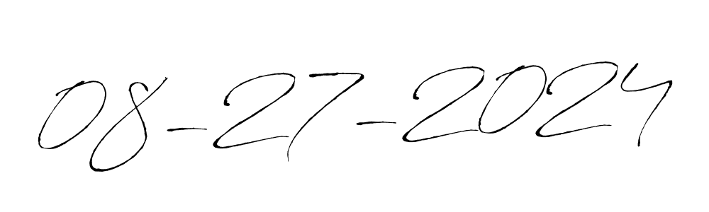 Make a beautiful signature design for name 08-27-2024. With this signature (Antro_Vectra) style, you can create a handwritten signature for free. 08-27-2024 signature style 6 images and pictures png