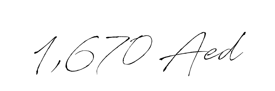 Create a beautiful signature design for name 1,670 Aed. With this signature (Antro_Vectra) fonts, you can make a handwritten signature for free. 1,670 Aed signature style 6 images and pictures png