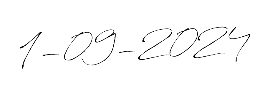 Make a beautiful signature design for name 1-09-2024. With this signature (Antro_Vectra) style, you can create a handwritten signature for free. 1-09-2024 signature style 6 images and pictures png