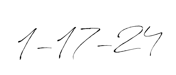 It looks lik you need a new signature style for name 1-17-24. Design unique handwritten (Antro_Vectra) signature with our free signature maker in just a few clicks. 1-17-24 signature style 6 images and pictures png