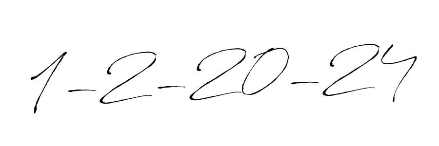 How to make 1-2-20-24 name signature. Use Antro_Vectra style for creating short signs online. This is the latest handwritten sign. 1-2-20-24 signature style 6 images and pictures png