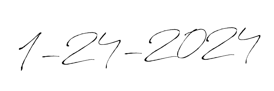 Design your own signature with our free online signature maker. With this signature software, you can create a handwritten (Antro_Vectra) signature for name 1-24-2024. 1-24-2024 signature style 6 images and pictures png