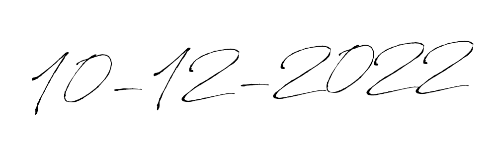 Design your own signature with our free online signature maker. With this signature software, you can create a handwritten (Antro_Vectra) signature for name 10-12-2022. 10-12-2022 signature style 6 images and pictures png