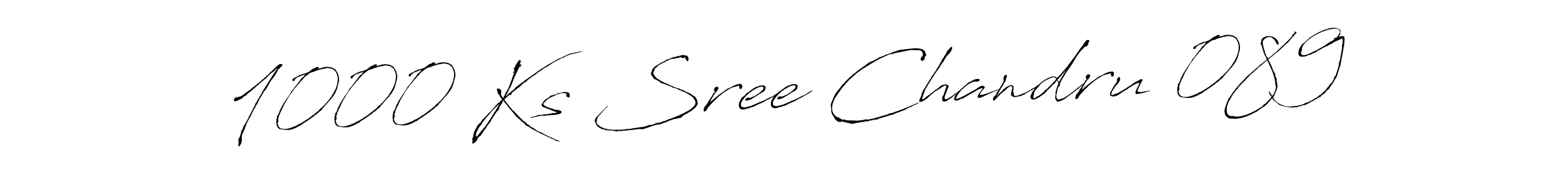 Design your own signature with our free online signature maker. With this signature software, you can create a handwritten (Antro_Vectra) signature for name 1000 Ks Sree Chandru 089. 1000 Ks Sree Chandru 089 signature style 6 images and pictures png