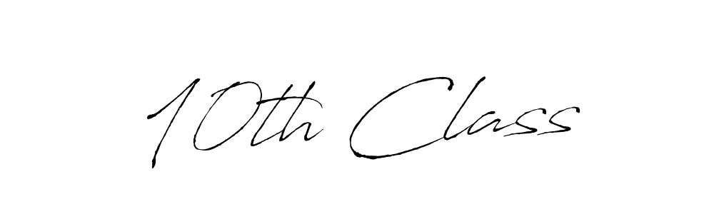 How to make 10th Class name signature. Use Antro_Vectra style for creating short signs online. This is the latest handwritten sign. 10th Class signature style 6 images and pictures png