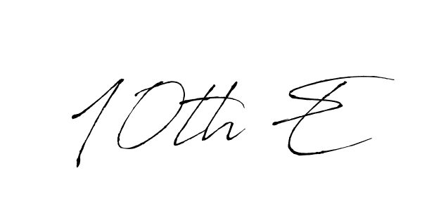 How to Draw 10th E signature style? Antro_Vectra is a latest design signature styles for name 10th E. 10th E signature style 6 images and pictures png