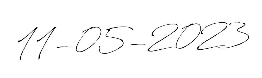 Design your own signature with our free online signature maker. With this signature software, you can create a handwritten (Antro_Vectra) signature for name 11-05-2023. 11-05-2023 signature style 6 images and pictures png