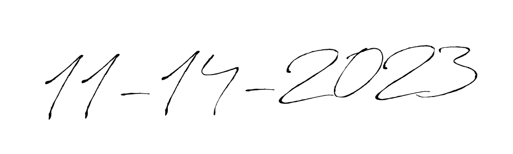 The best way (Antro_Vectra) to make a short signature is to pick only two or three words in your name. The name 11-14-2023 include a total of six letters. For converting this name. 11-14-2023 signature style 6 images and pictures png