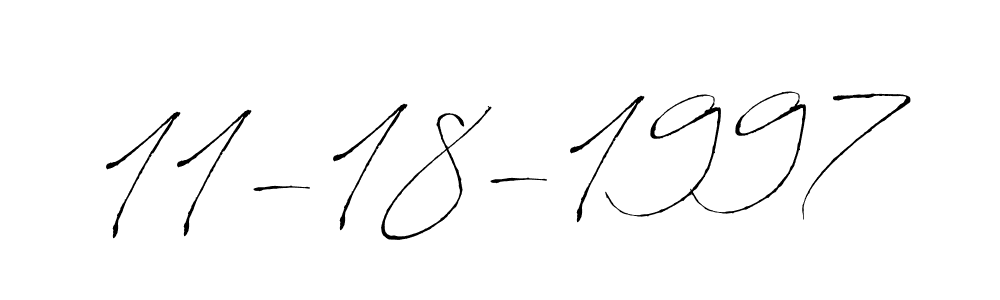 Create a beautiful signature design for name 11-18-1997. With this signature (Antro_Vectra) fonts, you can make a handwritten signature for free. 11-18-1997 signature style 6 images and pictures png