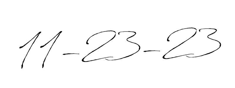 Use a signature maker to create a handwritten signature online. With this signature software, you can design (Antro_Vectra) your own signature for name 11-23-23. 11-23-23 signature style 6 images and pictures png