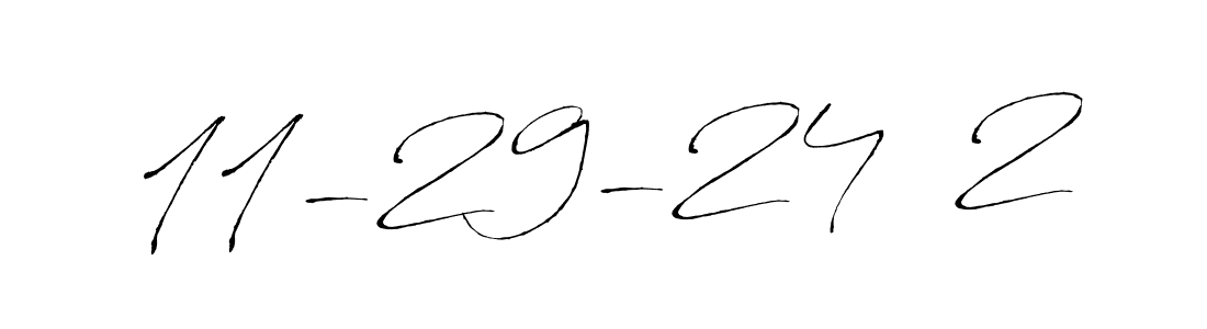 Create a beautiful signature design for name 11-29-24  2. With this signature (Antro_Vectra) fonts, you can make a handwritten signature for free. 11-29-24  2 signature style 6 images and pictures png