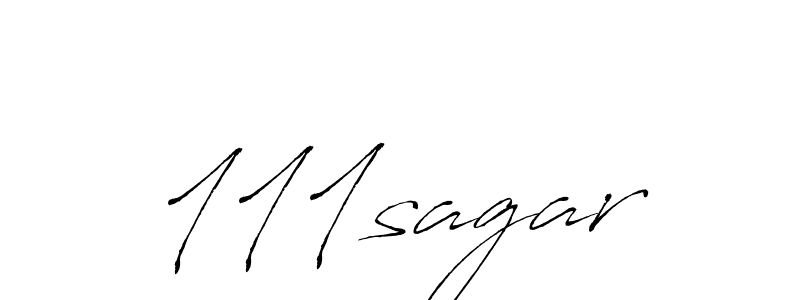 How to make 111sagar signature? Antro_Vectra is a professional autograph style. Create handwritten signature for 111sagar name. 111sagar signature style 6 images and pictures png