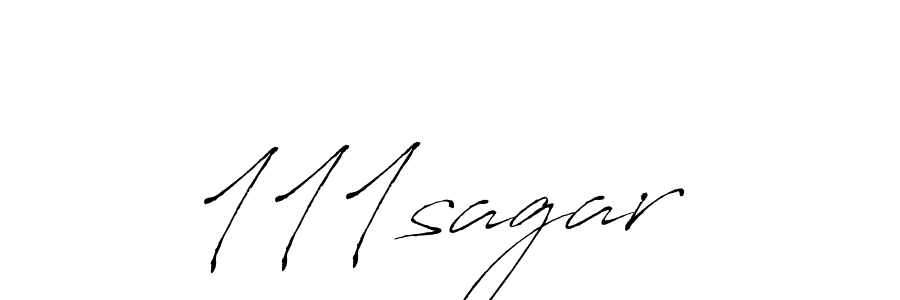 Make a beautiful signature design for name 111sagar . With this signature (Antro_Vectra) style, you can create a handwritten signature for free. 111sagar  signature style 6 images and pictures png