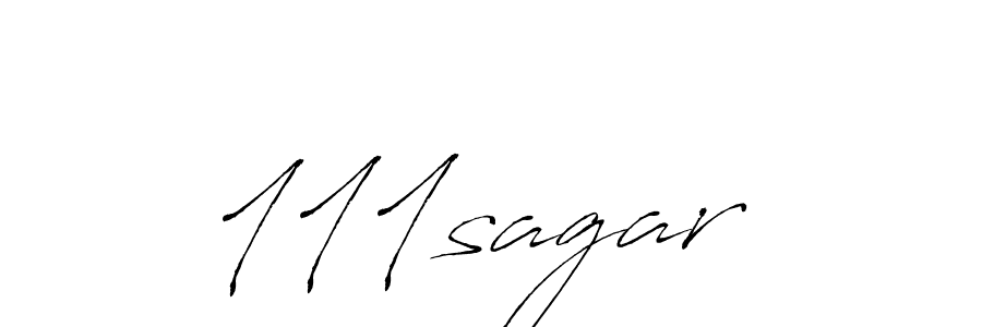Design your own signature with our free online signature maker. With this signature software, you can create a handwritten (Antro_Vectra) signature for name 111sagar . 111sagar  signature style 6 images and pictures png