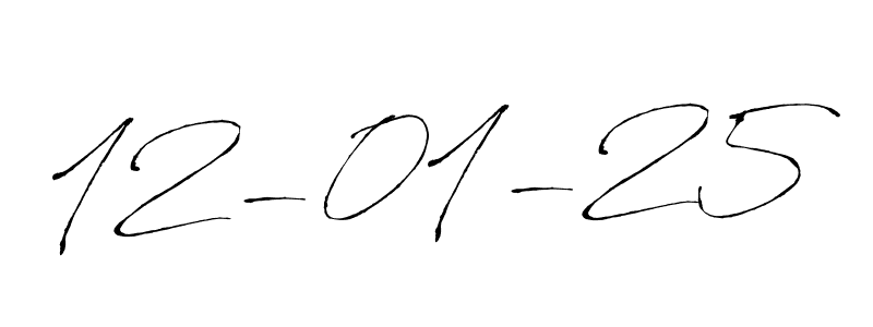 Use a signature maker to create a handwritten signature online. With this signature software, you can design (Antro_Vectra) your own signature for name 12-01-25. 12-01-25 signature style 6 images and pictures png