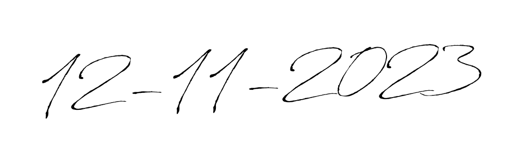 How to make 12-11-2023 name signature. Use Antro_Vectra style for creating short signs online. This is the latest handwritten sign. 12-11-2023 signature style 6 images and pictures png