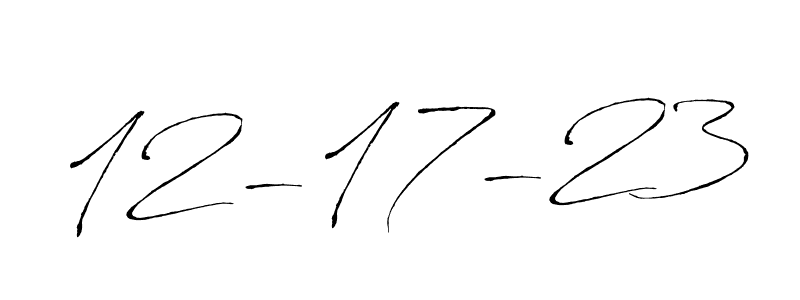 How to make 12-17-23 signature? Antro_Vectra is a professional autograph style. Create handwritten signature for 12-17-23 name. 12-17-23 signature style 6 images and pictures png