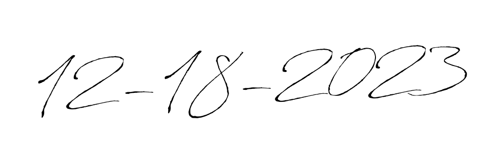 The best way (Antro_Vectra) to make a short signature is to pick only two or three words in your name. The name 12-18-2023 include a total of six letters. For converting this name. 12-18-2023 signature style 6 images and pictures png