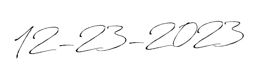 Design your own signature with our free online signature maker. With this signature software, you can create a handwritten (Antro_Vectra) signature for name 12-23-2023. 12-23-2023 signature style 6 images and pictures png