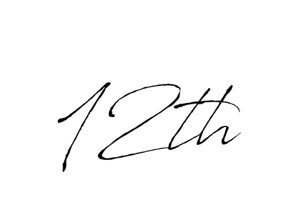 How to make 12th name signature. Use Antro_Vectra style for creating short signs online. This is the latest handwritten sign. 12th signature style 6 images and pictures png