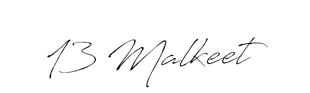 How to Draw 13 Malkeet signature style? Antro_Vectra is a latest design signature styles for name 13 Malkeet. 13 Malkeet signature style 6 images and pictures png