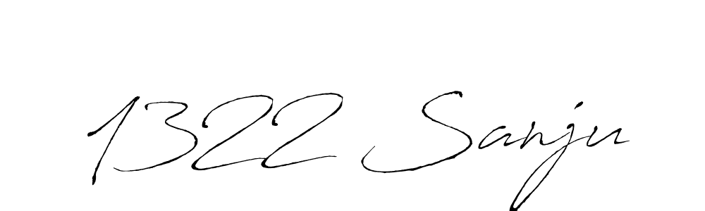 Also You can easily find your signature by using the search form. We will create 1322 Sanju name handwritten signature images for you free of cost using Antro_Vectra sign style. 1322 Sanju signature style 6 images and pictures png