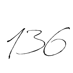 How to Draw 136 signature style? Antro_Vectra is a latest design signature styles for name 136. 136 signature style 6 images and pictures png