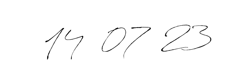 Also we have 14  07  23 name is the best signature style. Create professional handwritten signature collection using Antro_Vectra autograph style. 14  07  23 signature style 6 images and pictures png